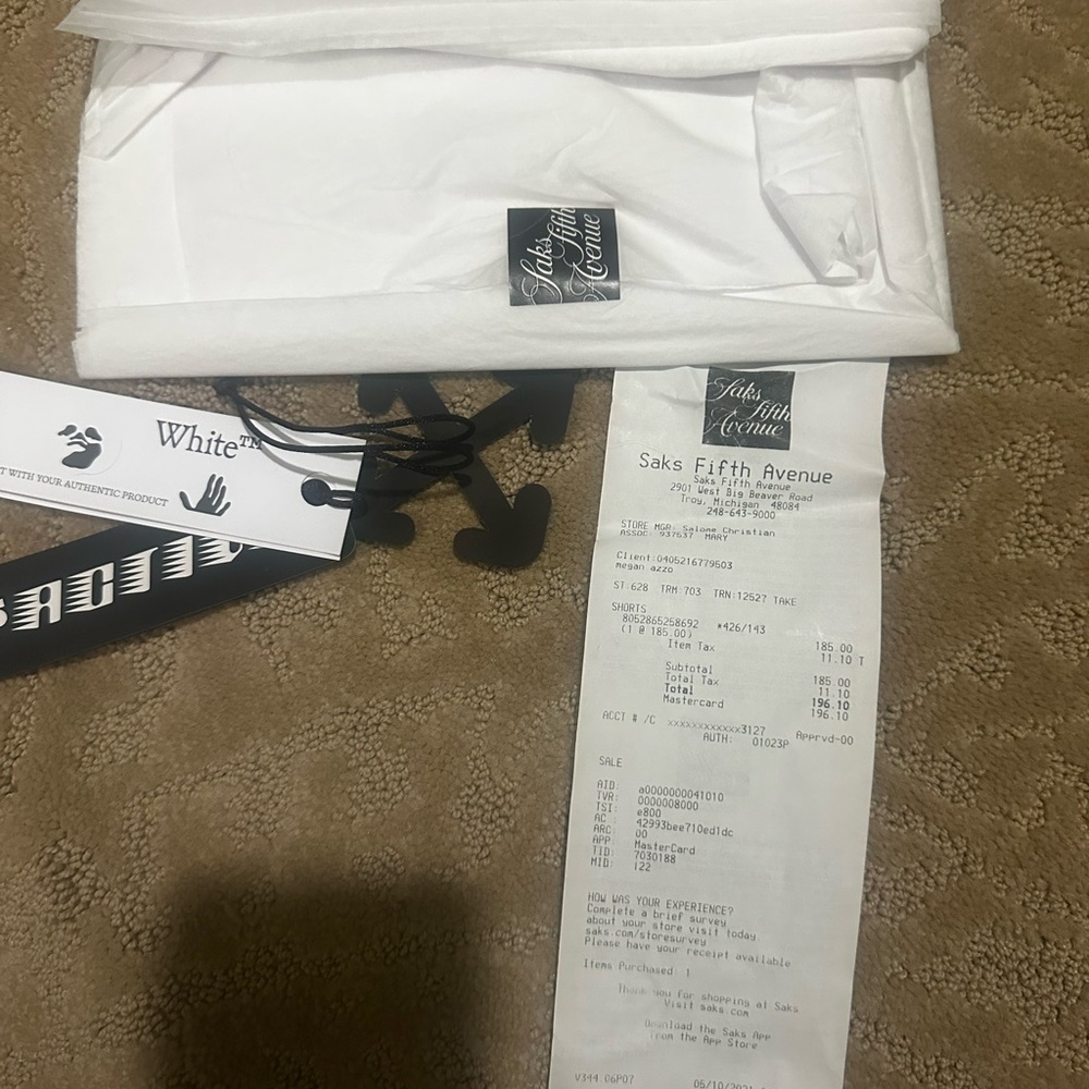 Off-White Black Biker Shorts - Picture 8 of 10